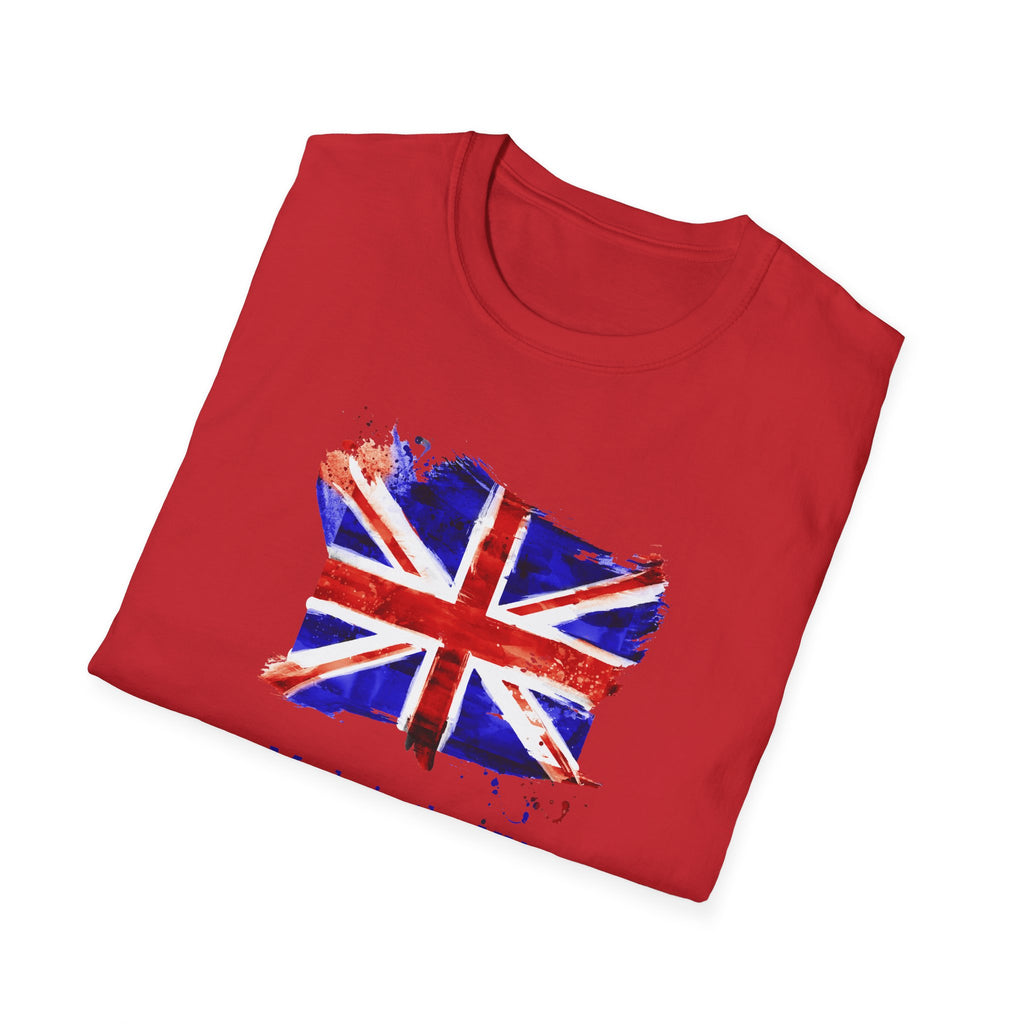 British Flag Watercolor T-Shirt – "Made in the UK" Pride Tee
