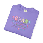 Grandma Floral T-Shirt — "GRAN is the sunshine that makes our family garden bloom with love"