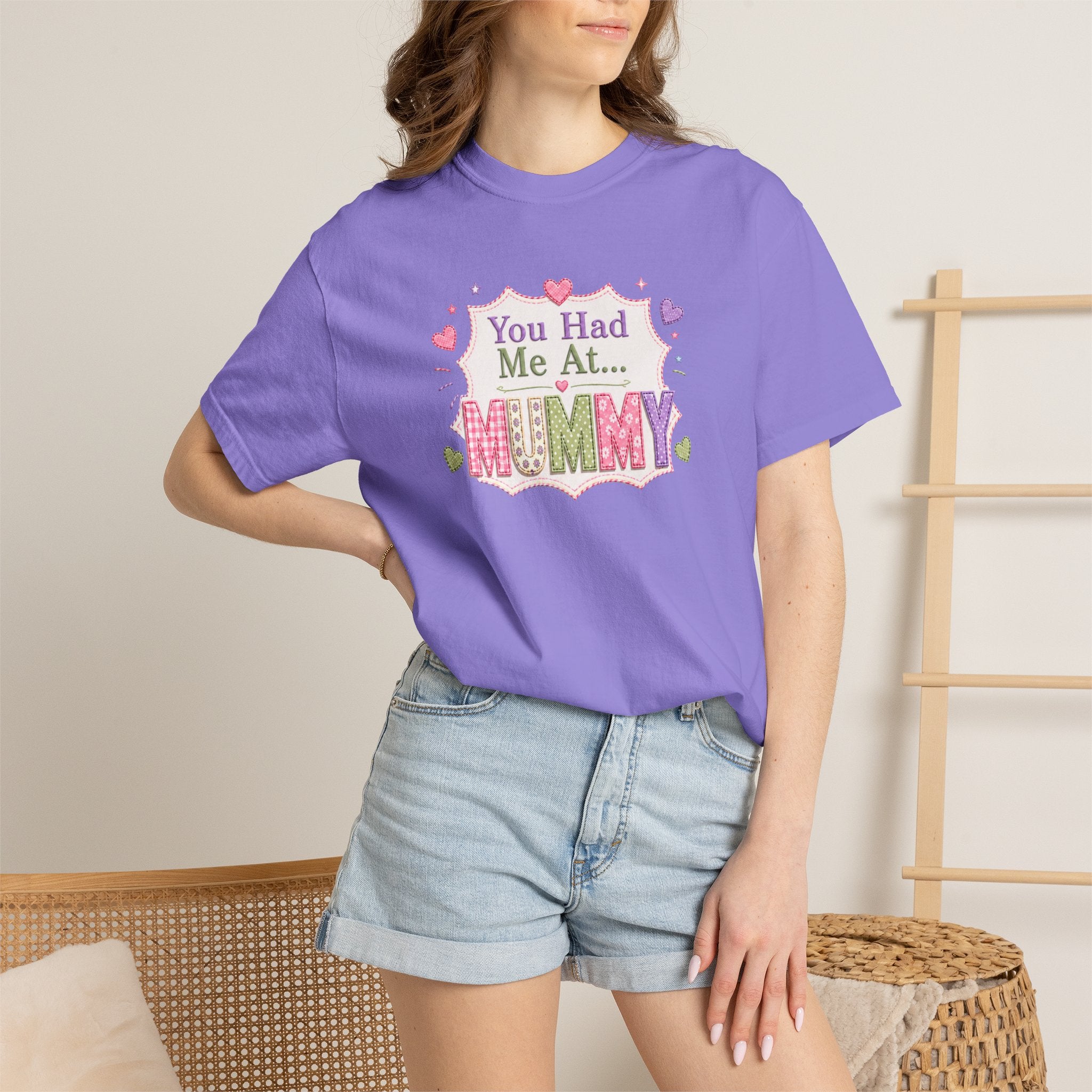 You Had Me At... Mummy T-Shirt — Cute Pink Kids/Parent Tee for New Mums, Mother's Day Gift