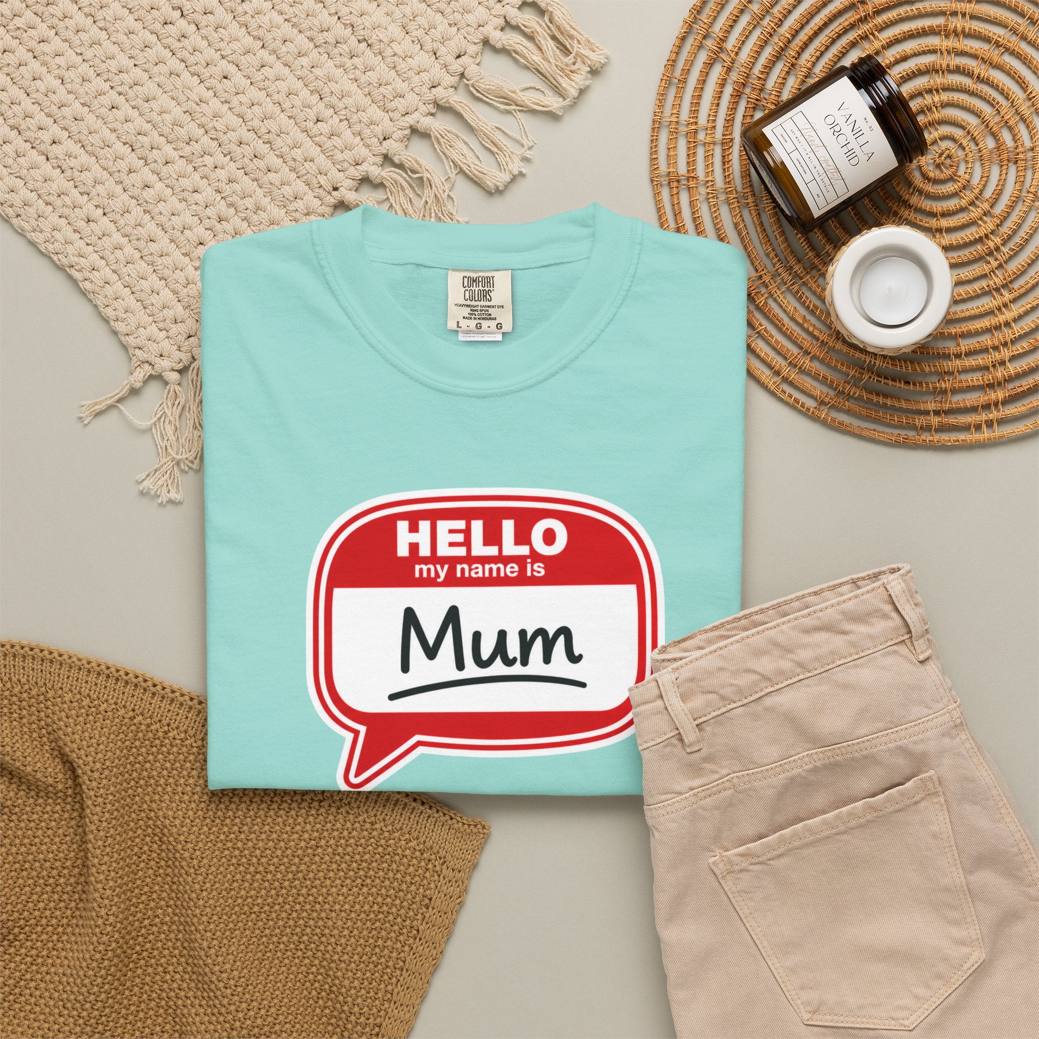 Hello My Name Is Mum T-Shirt