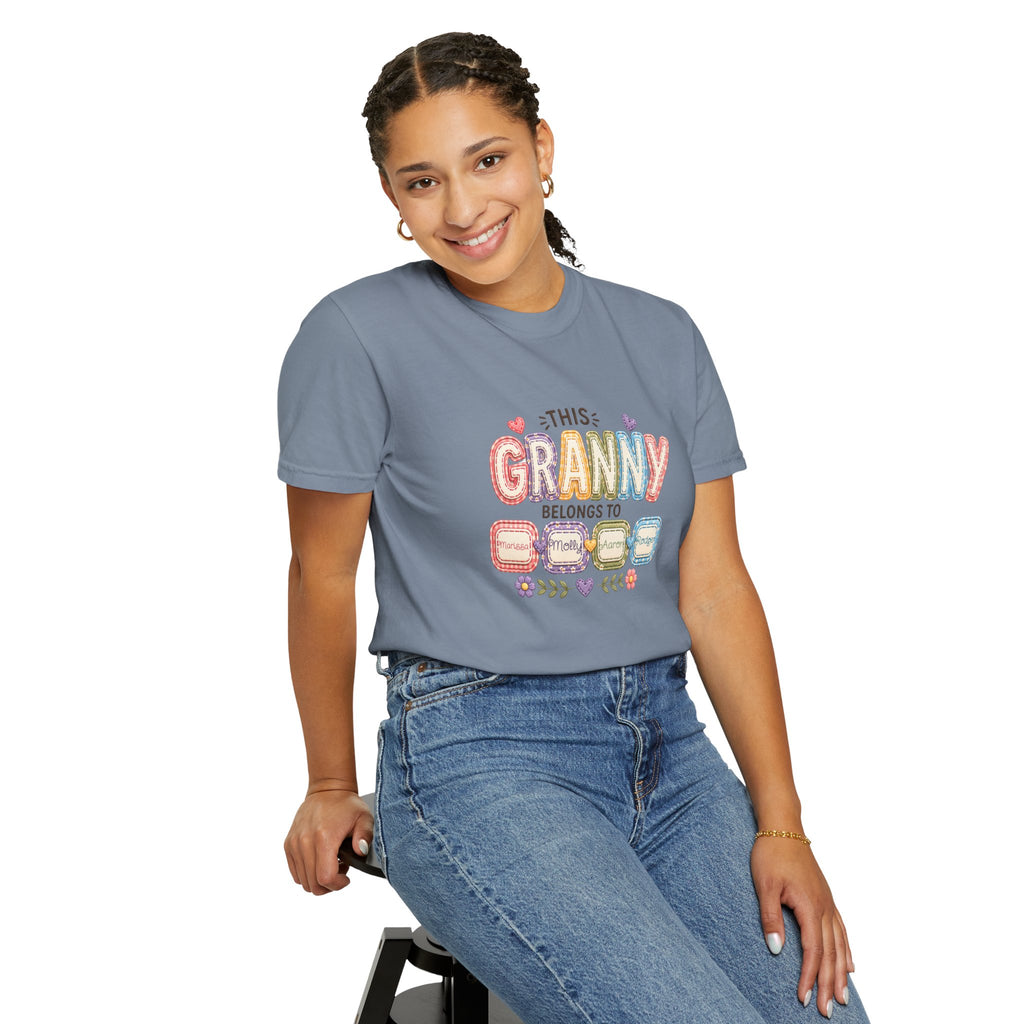 Granny Belongs To Grandkids T-Shirt — Cute Floral Grandma Gift