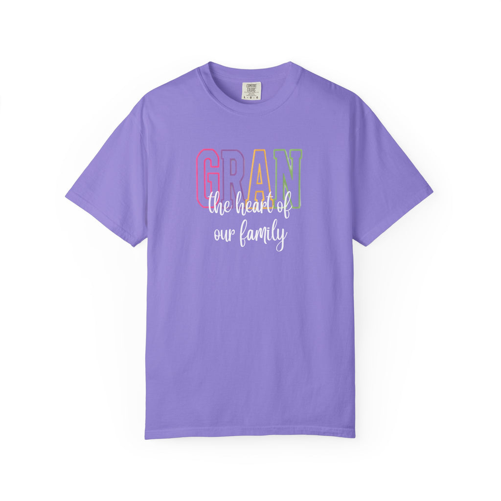 Gran The Heart of Our Family T-Shirt — Grandma Gift, Mother's Day, Family Life Tee