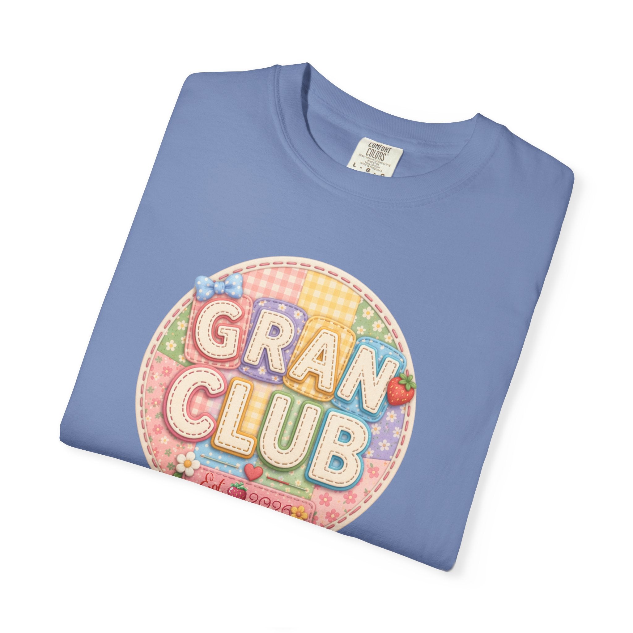 Gran Club Graphic T-Shirt — Retro Pastel Circle Design