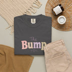 Maternity T-Shirt — 'The Bump' Pastel Vintage Graphic Tee