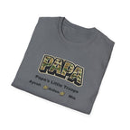 Papa Camo T-Shirt — “Papa’s Little Troops” Personalized Kids Names Tee