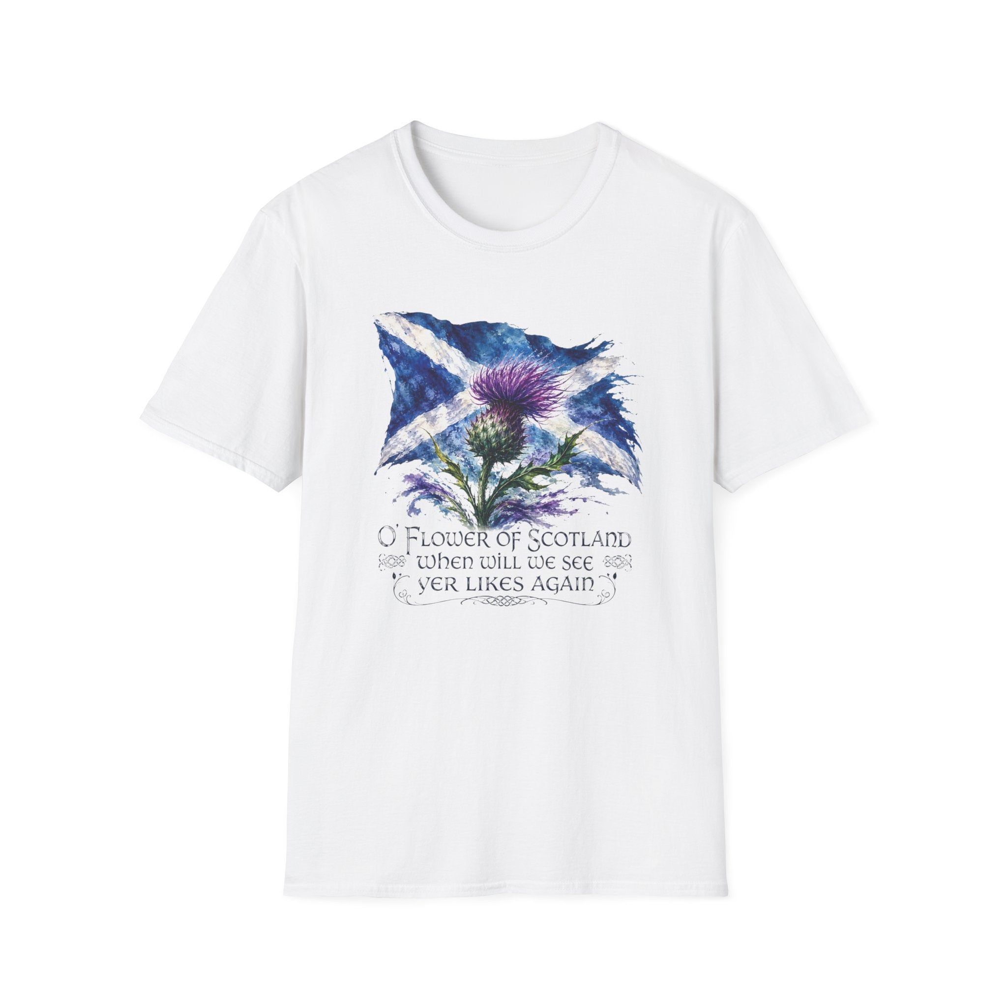 'O Flower of Scotland Flag Tee