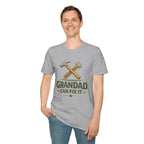 Grandad Can Fix It T-Shirt — Vintage Tools Fathers Day Gift