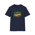Super Papa Ireland Flag/Irish themed T-Shirt – Comic-Style Father’s Day Tee