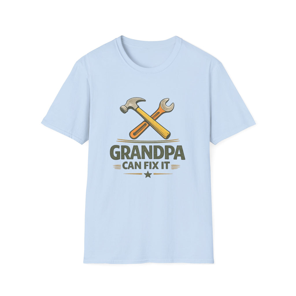 Grandpa Can Fix It T-Shirt — Handyman Tools Retro Tee for Fathers, Grandfathers & DIY Lovers