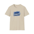 Super Papa Scotland Flag/Scottish themed T-Shirt – Comic Style Father’s Day Gift