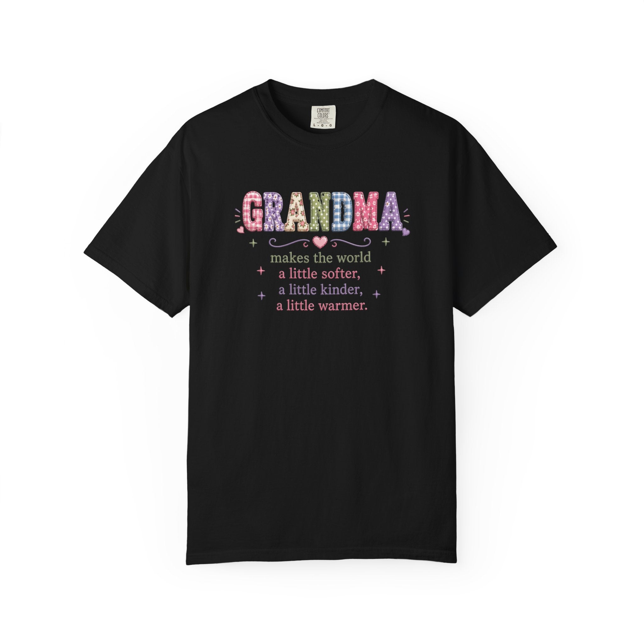 Grandma Floral T-Shirt — "Grandma makes the world a little softer, kinder, warmer"