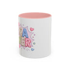 Nana Power Accent Coffee Mug — Cute Pastel 'Nana Power' Ceramic Cup (11/15oz)