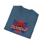 Super Grandad Union Jack/England themed Comic-Style T-Shirt