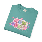 Mom Power T-Shirt — Cute Pastel Heart Mother's Day Tee