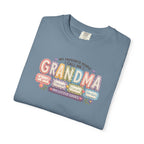 Grandma T-Shirt - My Favorite People Call Me Grandma (Cute Floral Retro Design)