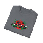 Super Grandad Welsh Flag/Wales themed T-Shirt — Retro Comic Style Father's Day Gift