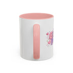 Grandma Power Doodle Accent Coffee Mug — Cute Pink 11/15oz Mother's Day Gift