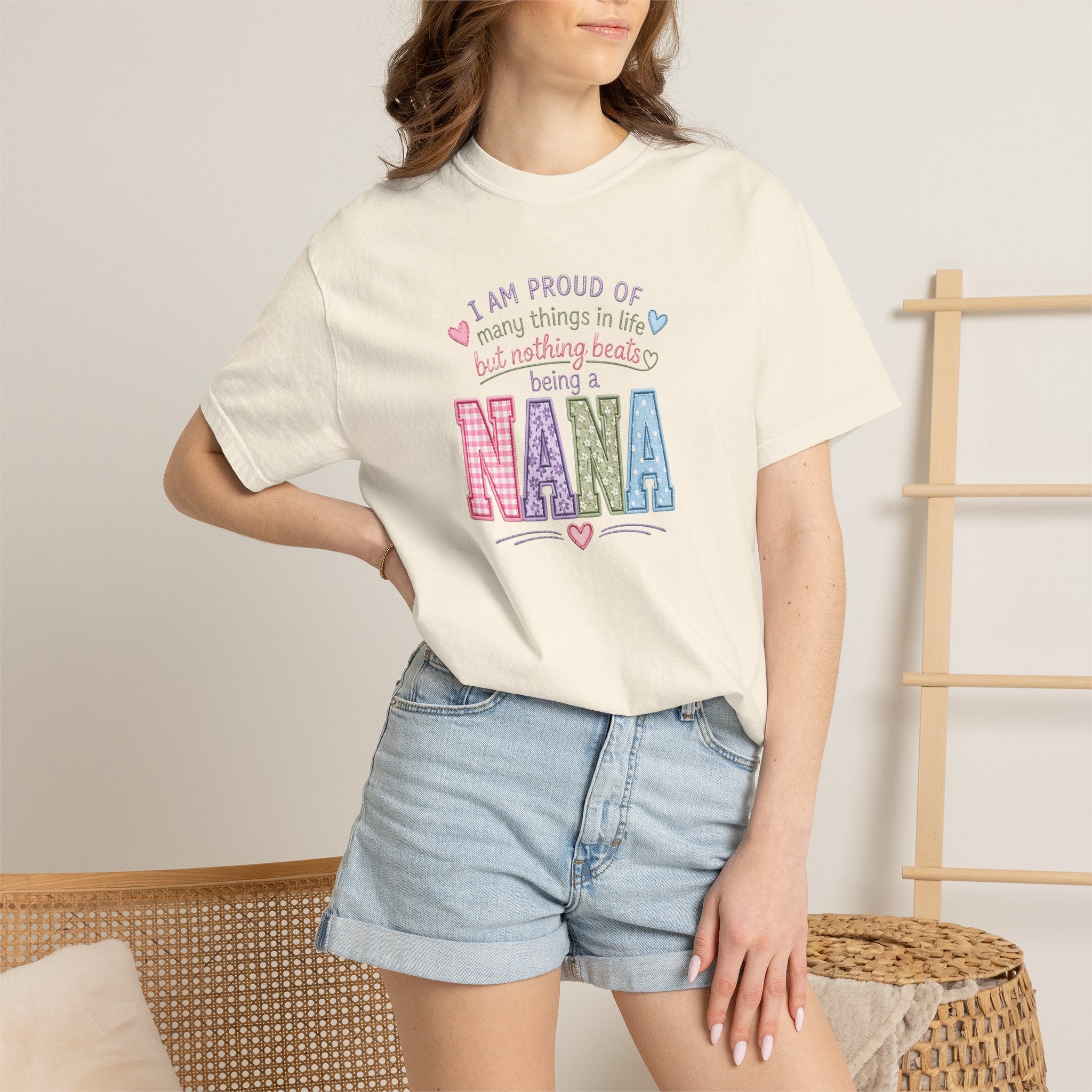 Proud Nana T-Shirt — 'I Am Proud of Many Things... But Nothing Beats Being a Nana' Soft Graphic Tee