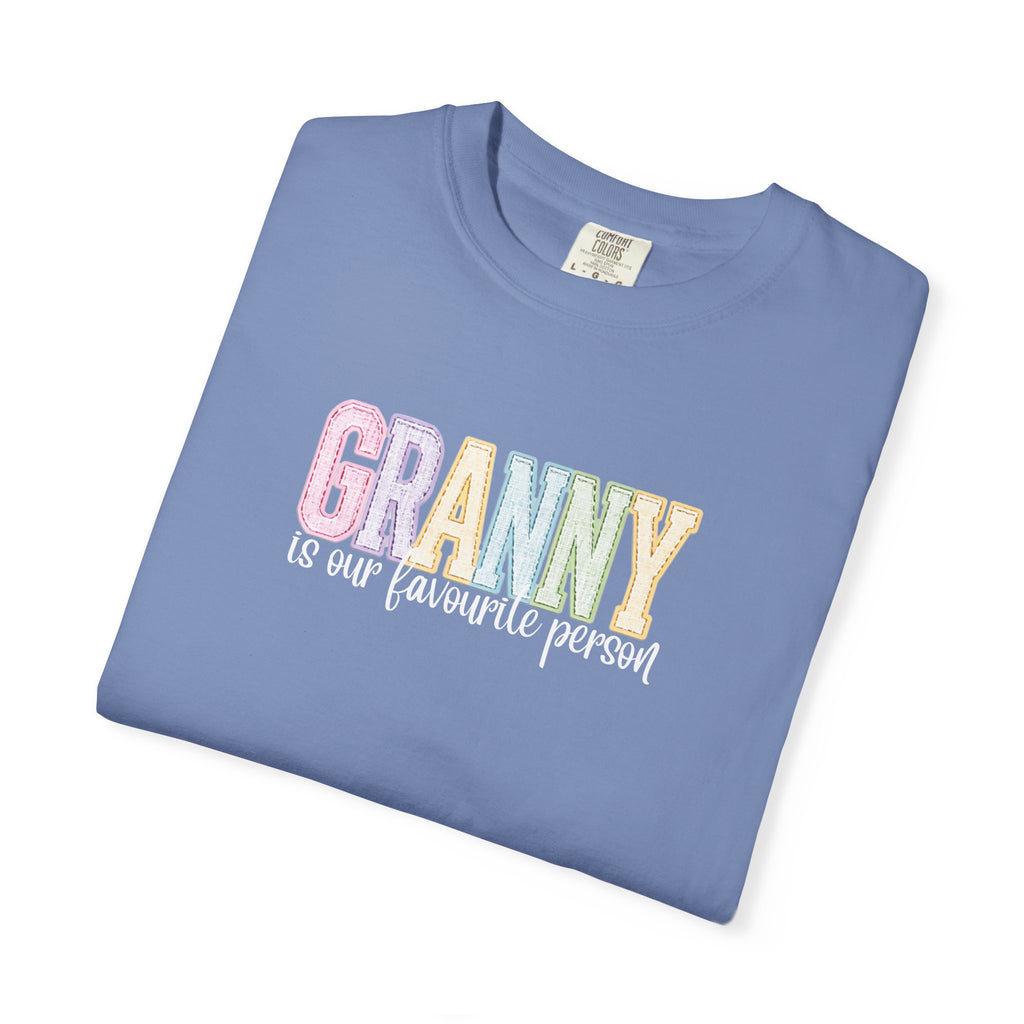 Granny Is Our Favourite Person T-Shirt — Pastel Grandma Gift Tee