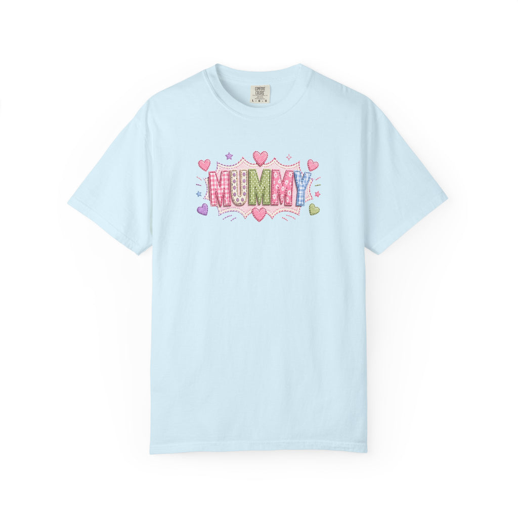 Mummy Heart Graphic T-Shirt — Cute Pastel ‘MUMMY’ Design, Mother’s Day Gift
