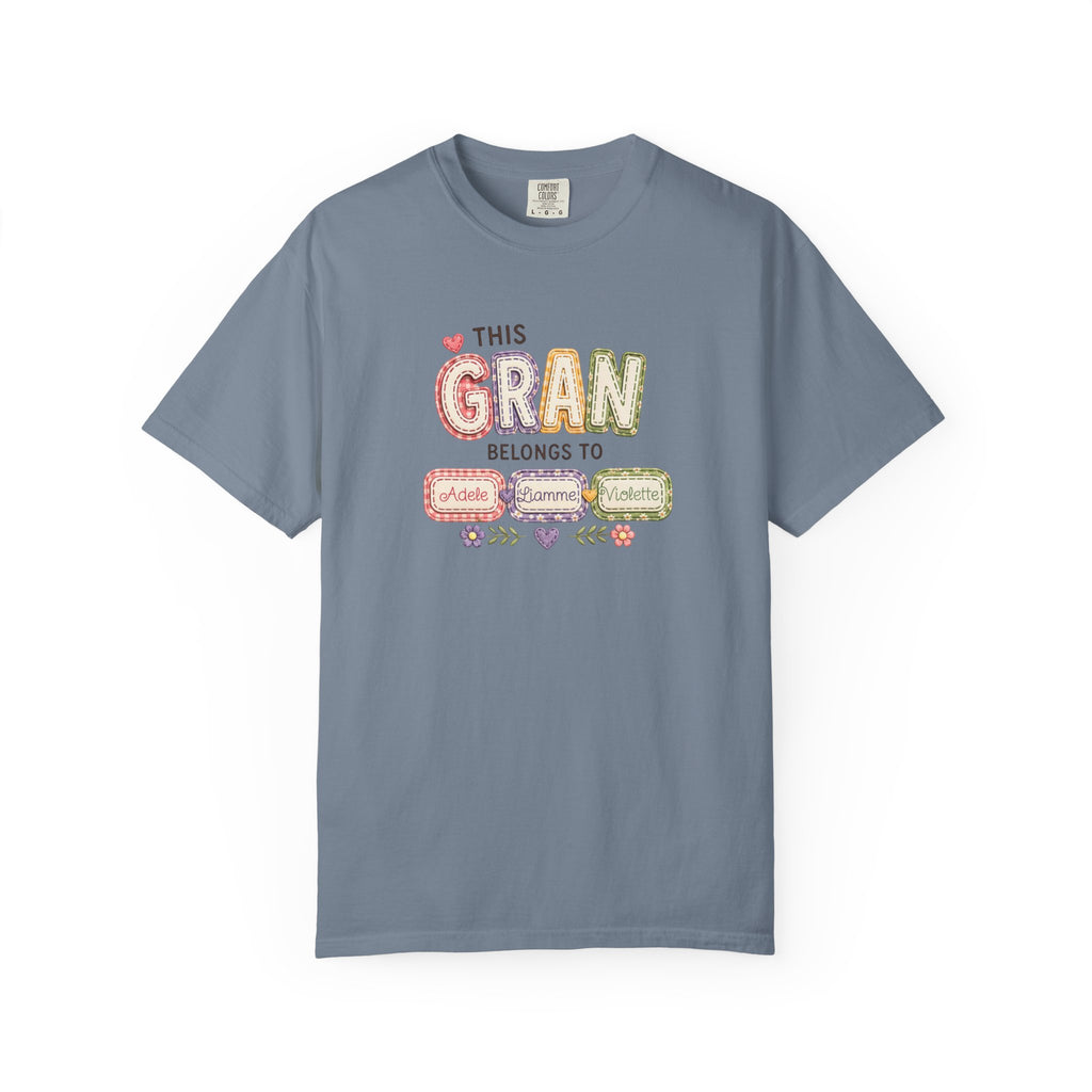 Gran Belongs To T-Shirt — Personalized "This Gran Belongs To" Family Names Tee