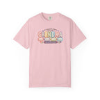 Grandma T-Shirt - My Favorite People Call Me Grandma (Cute Floral Retro Design)