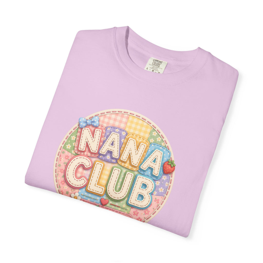 Nana Club T-Shirt — Retro Pastel Grandma Gift Tee