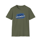 Super Grandad Scotland Flag/Scottish themed T-Shirt — Retro Comic Gift for Grandpa, Father’s Day & Birthday