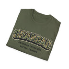 Grandad Camo T-Shirt — "Grandad Loves His Little Troops" Patriotic Grandpa Gift
