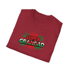 Super Grandad Welsh Flag/Wales themed T-Shirt — Retro Comic Style Father's Day Gift