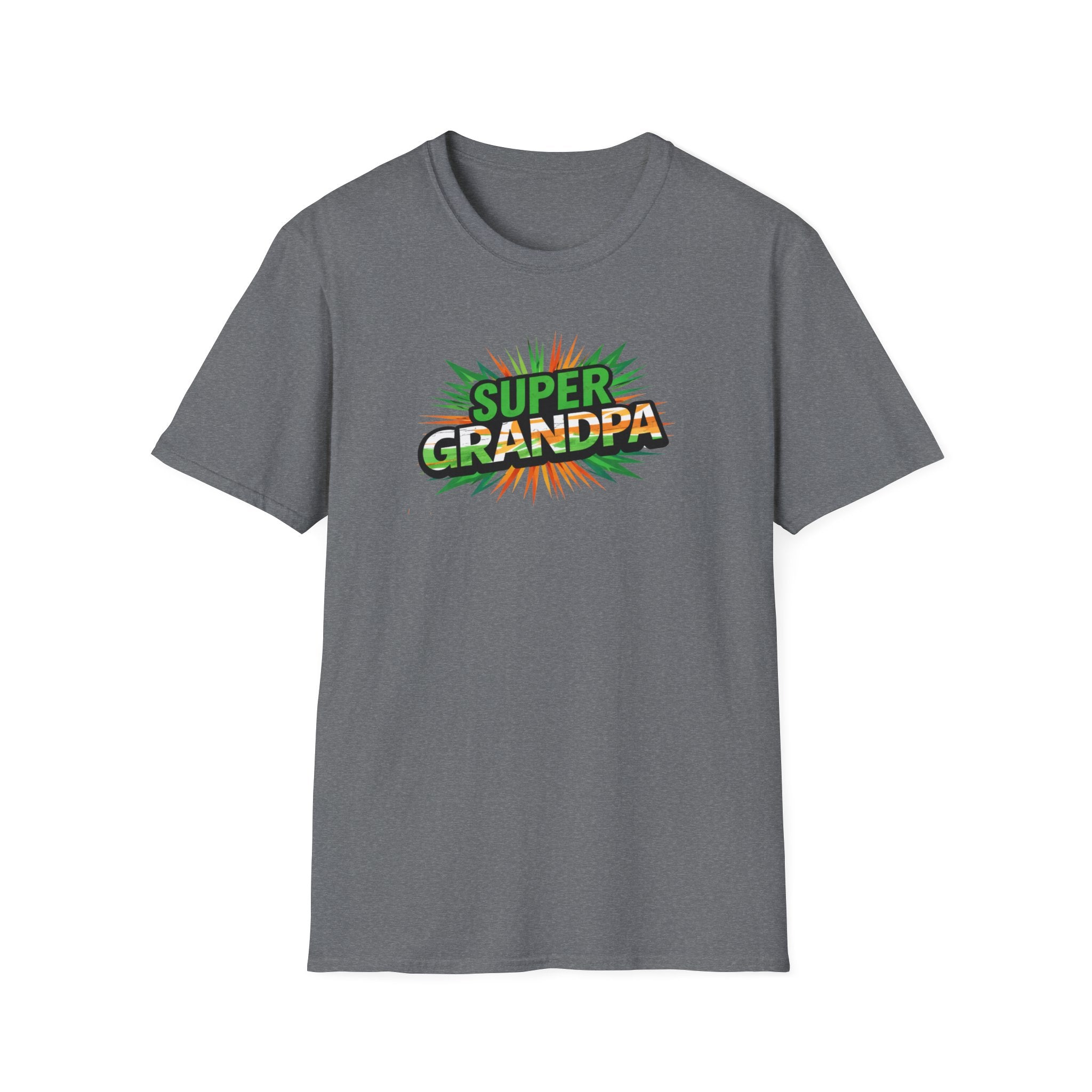Super Grandpa Ireland Flag/Irish themed T-Shirt — Retro Comic Father's Day Gift