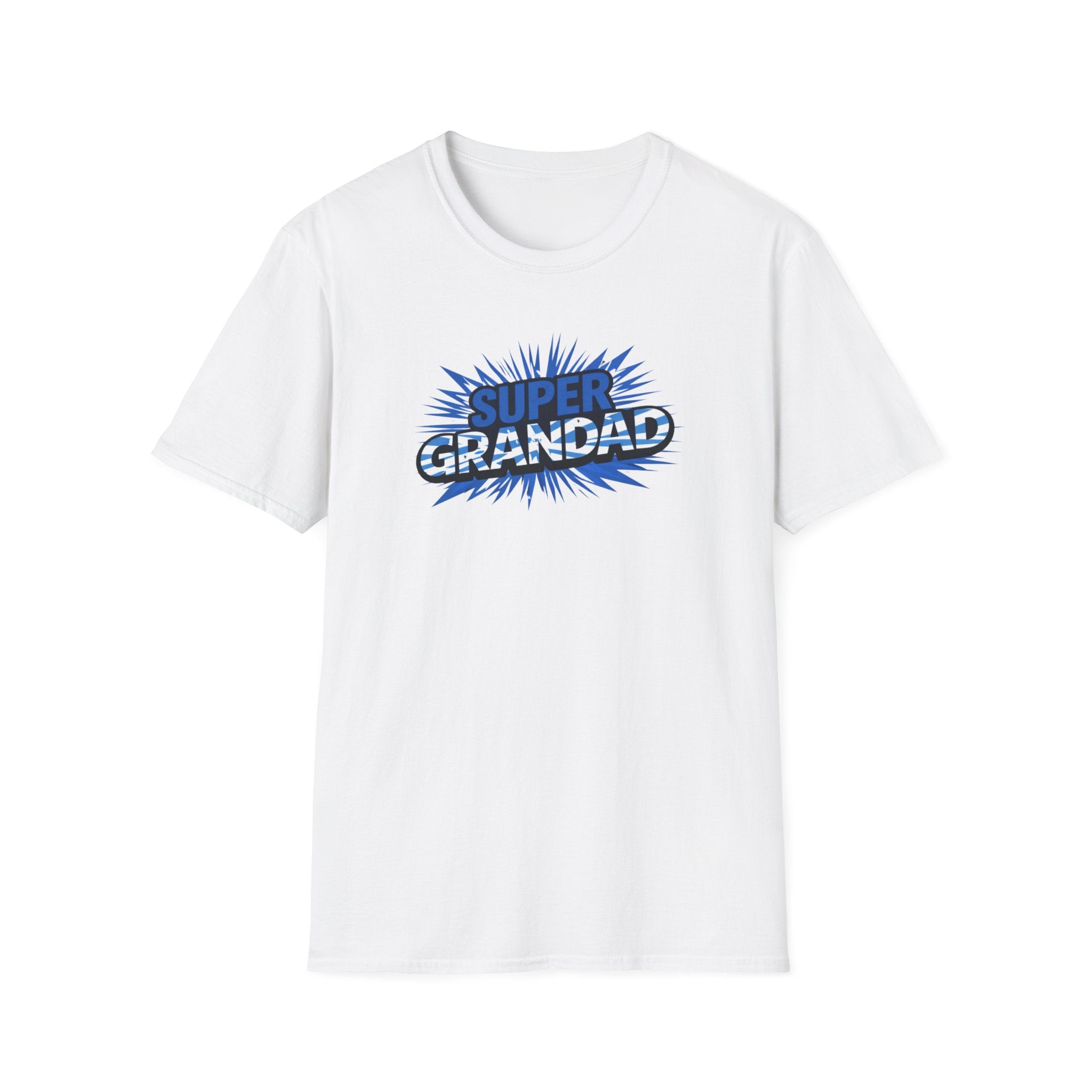 Super Grandad Scotland Flag/Scottish themed T-Shirt — Retro Comic Gift for Grandpa, Father’s Day & Birthday