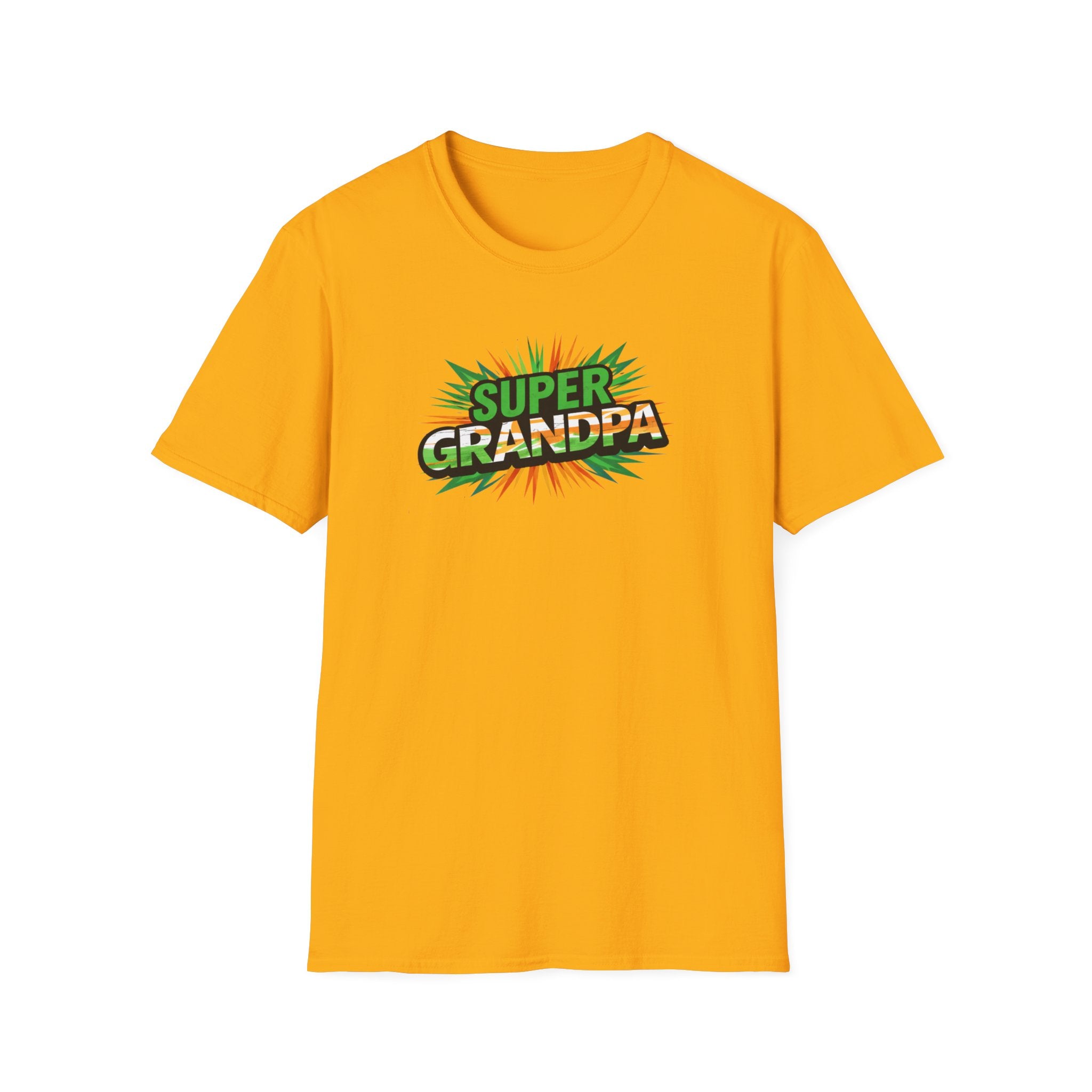 Super Grandpa Ireland Flag/Irish themed T-Shirt — Retro Comic Father's Day Gift
