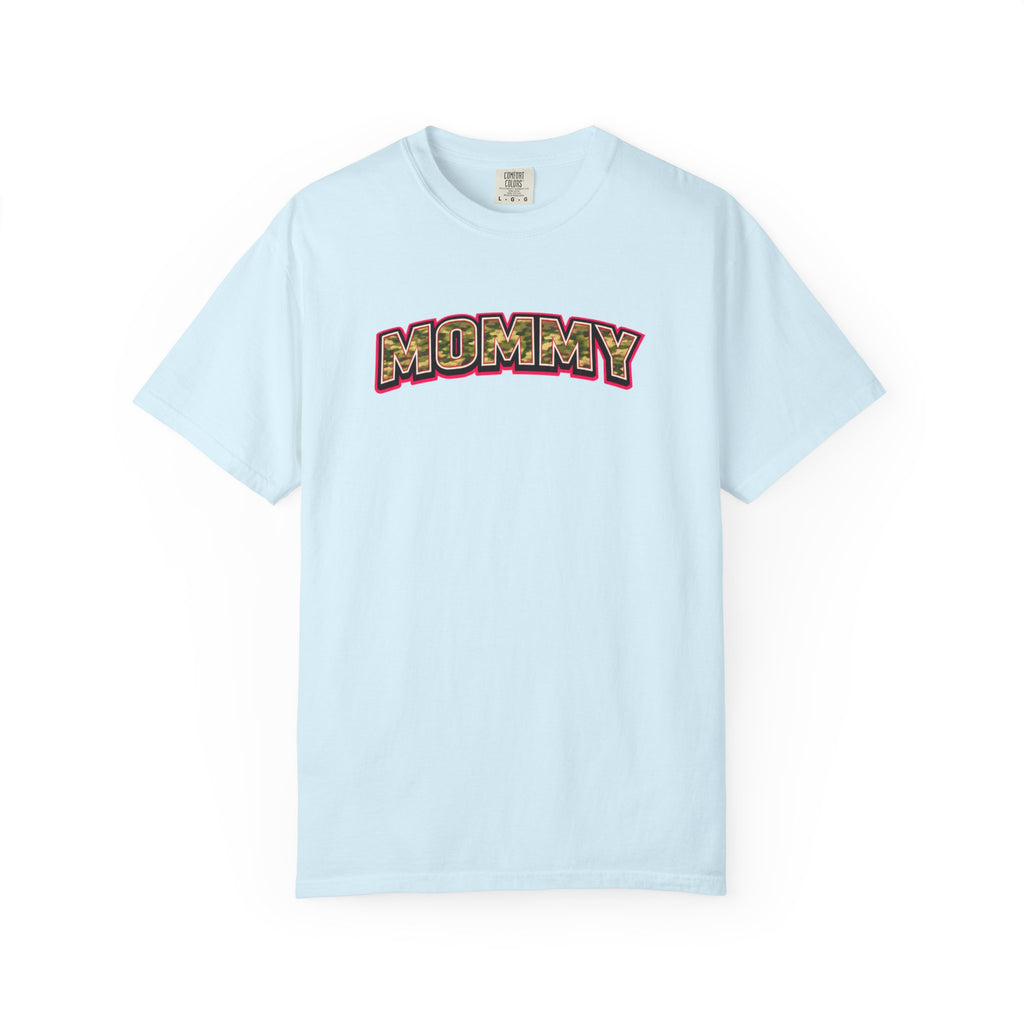 Mommy Camo Graphic T-Shirt — Retro Lettering Mother's Day Tee