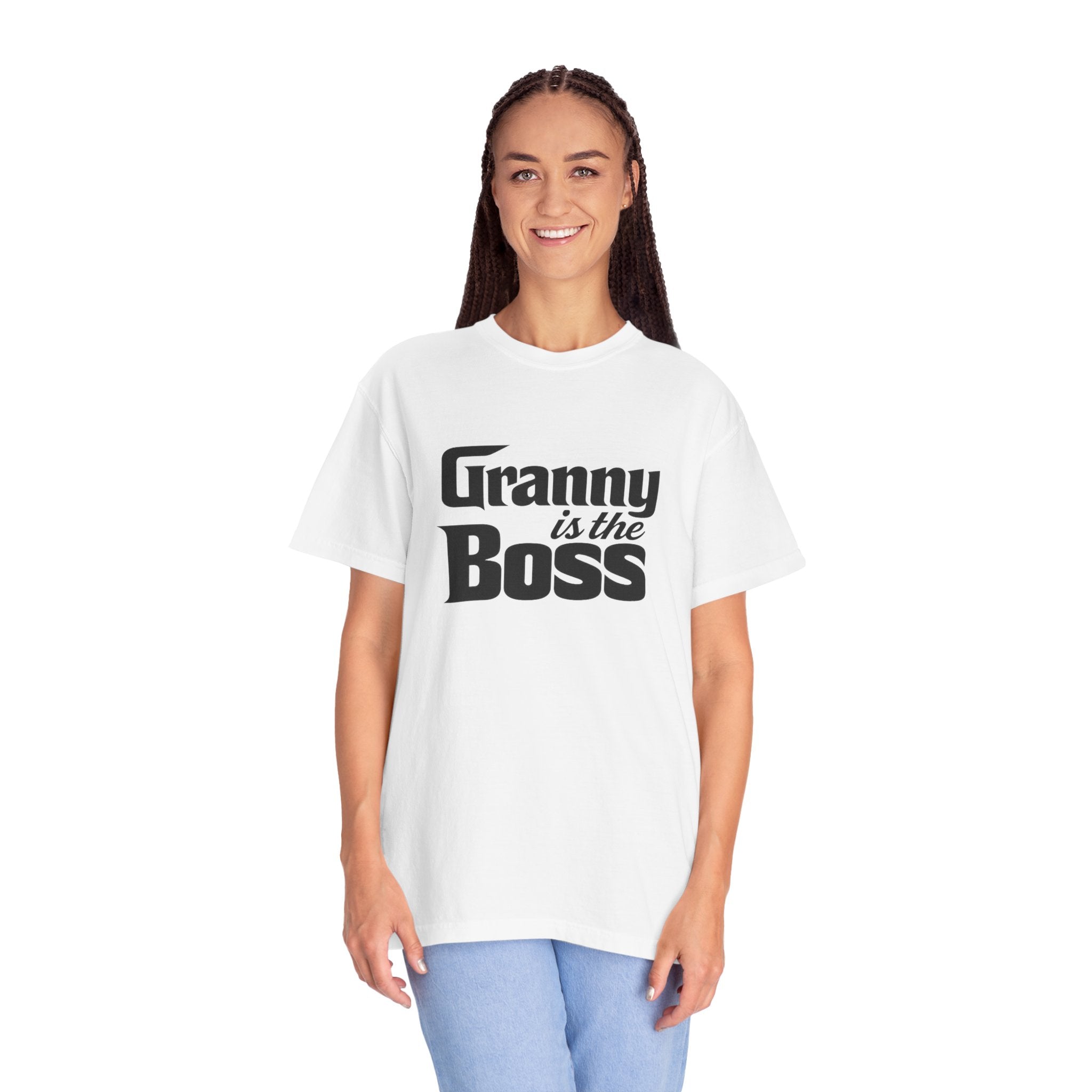Granny Is the Boss T-Shirt – Funny Grandma Gift, Mother’s Day & Birthday Tee