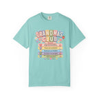 Grandma's Club T-Shirt — Cute Floral 'Grandma's Club' Rules Tee