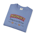 Mummy Camo Heart Graphic T-Shirt — "Mummy, leave her little layers" Retro Mum Tee