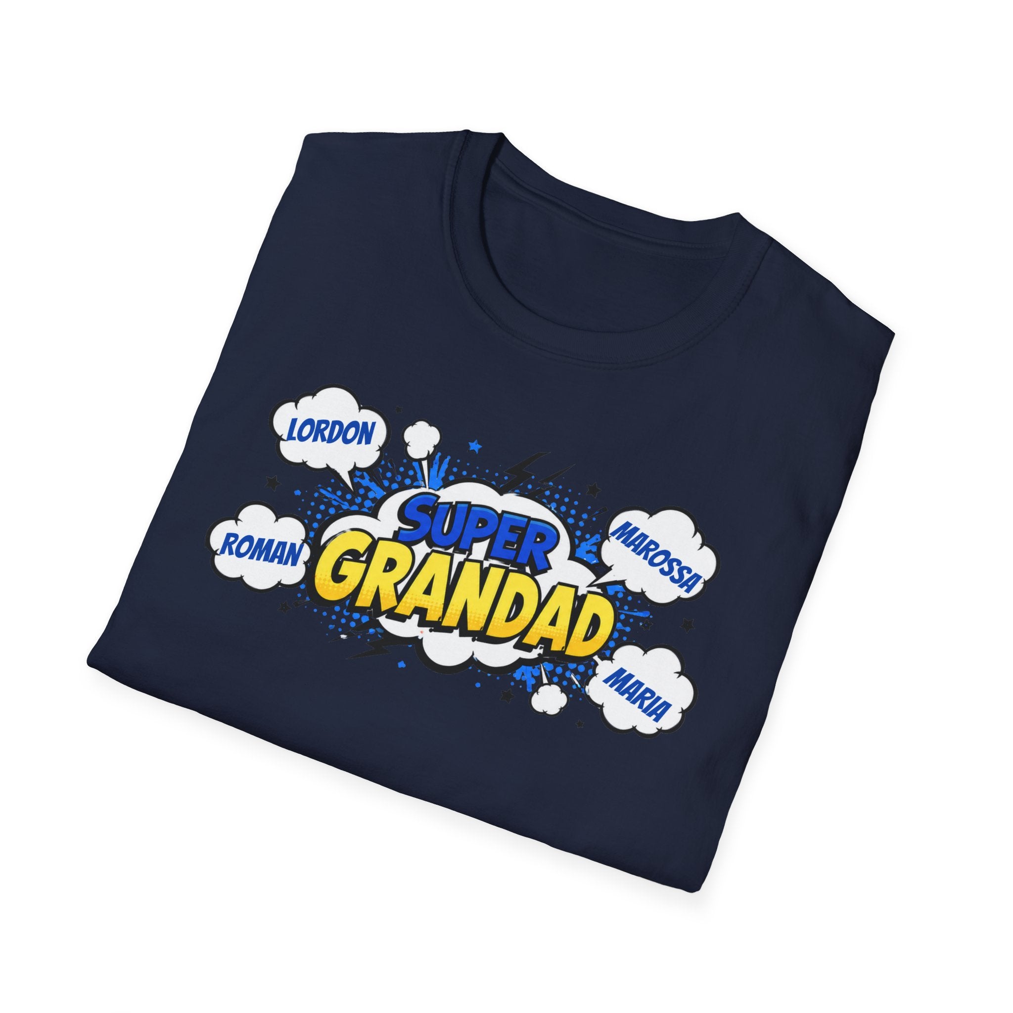 Super Grandad Comic-Style T-Shirt