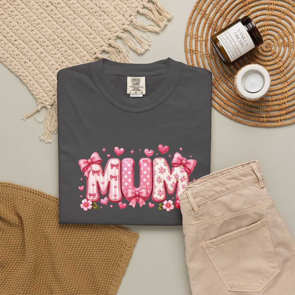 MUM Floral Heart T-Shirt