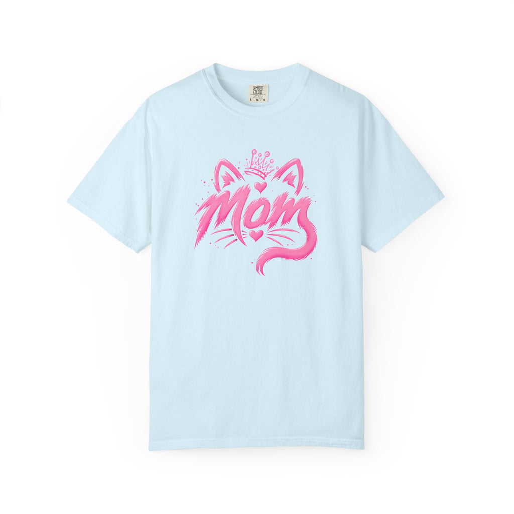 Mom Pink Crowned Cat T-Shirt