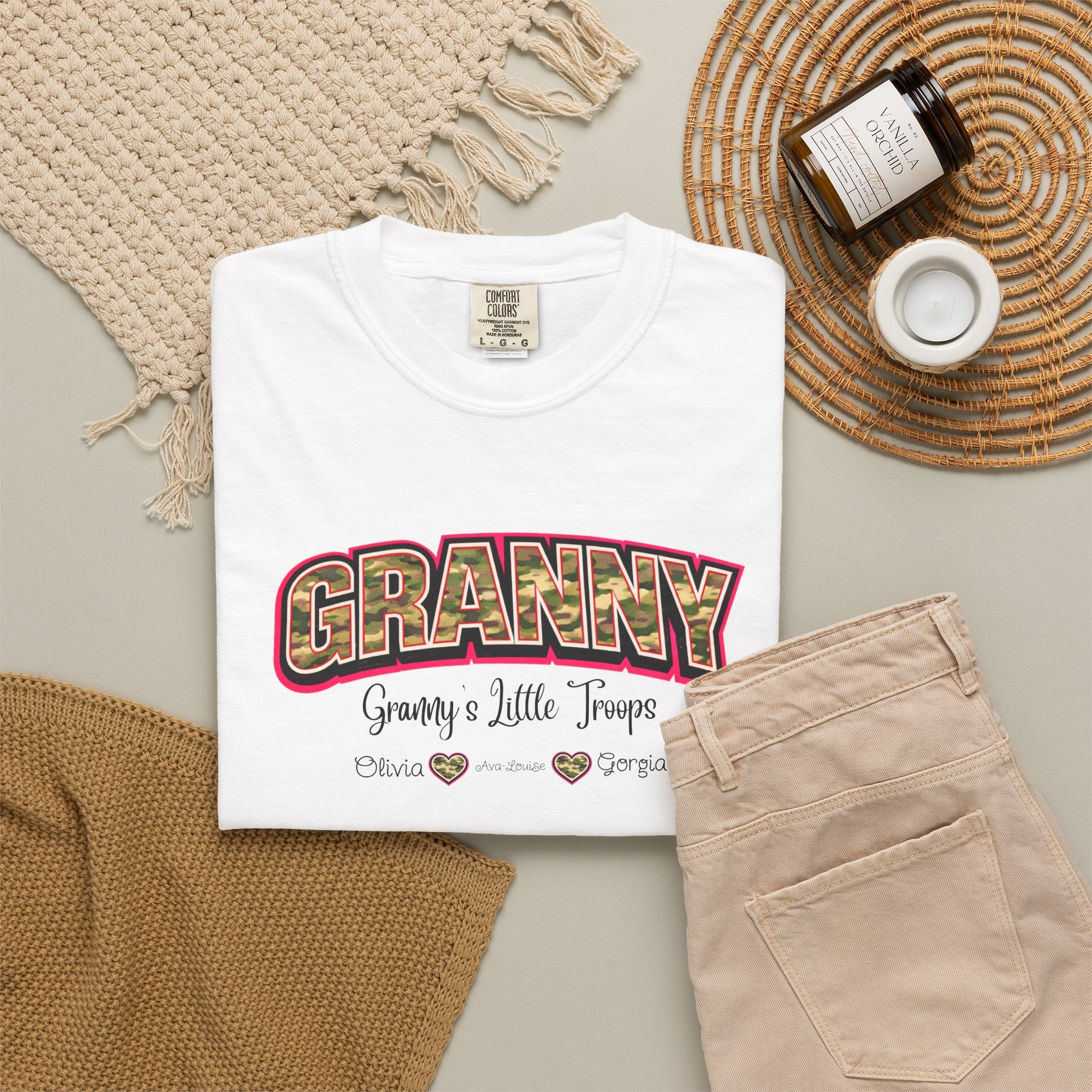 Granny Graphic T-Shirt — 'Granny & Little Trump' Retro Family Tee
