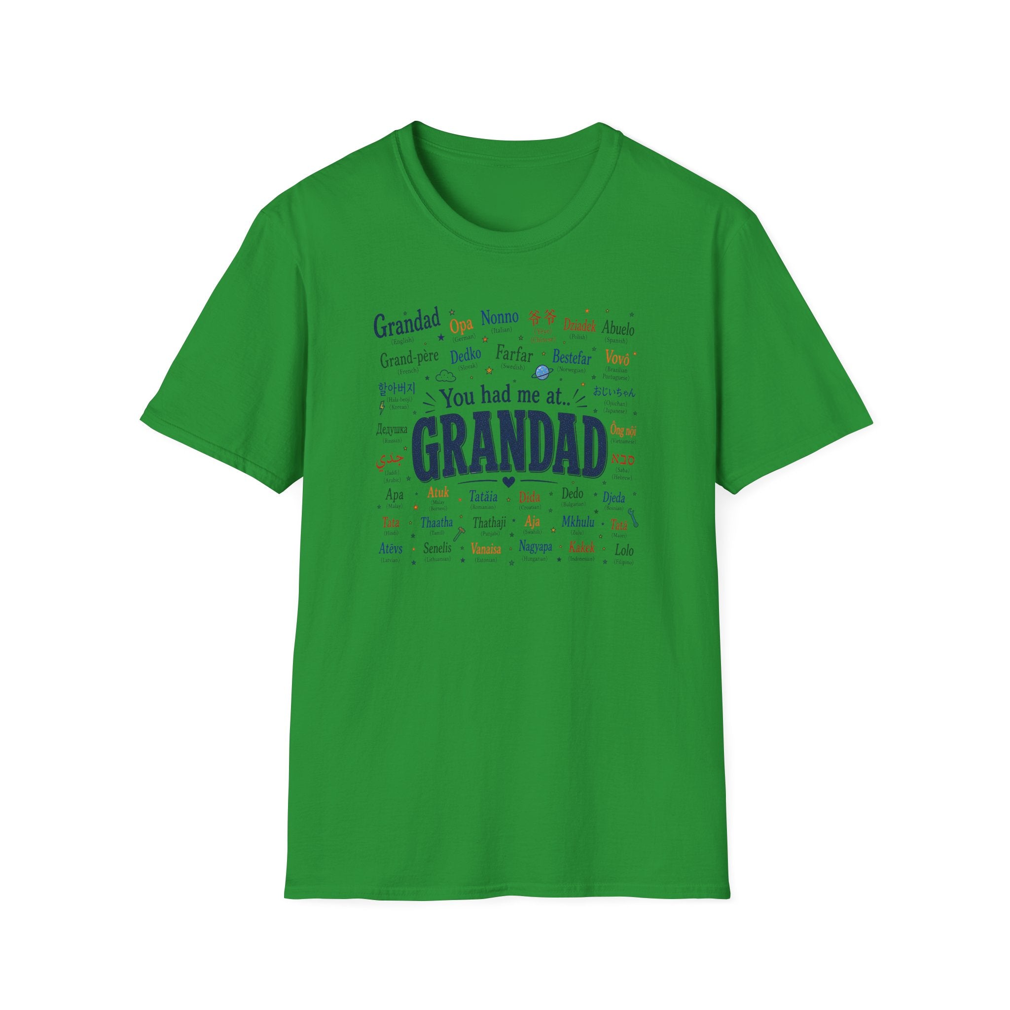 Grandad Word Cloud T-Shirt — "You had me at... GRANDAD" Father’s Day Gift