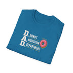Donut Acquisition Department T-Shirt – D.A.D. Funny Dad Shirt for Donut Lovers