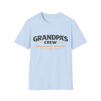 Grandpa's Crew T-Shirt — "Small Humans, Big Love" Grandpa Gift