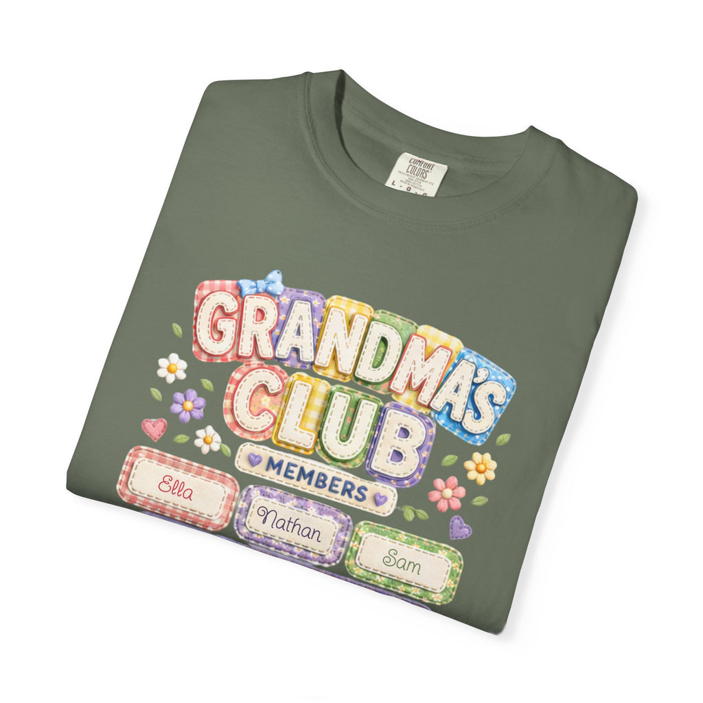 Grandmas Club T-Shirt — Grandma’s Little Loves Graphic Tee