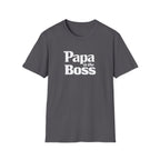 T-Shirt — "Papa is the Boss" Funny Father's Day Tee