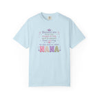 Nana Blessings T-Shirt — "Blessed are those who snuggle & pamper..." Grandmother Gift