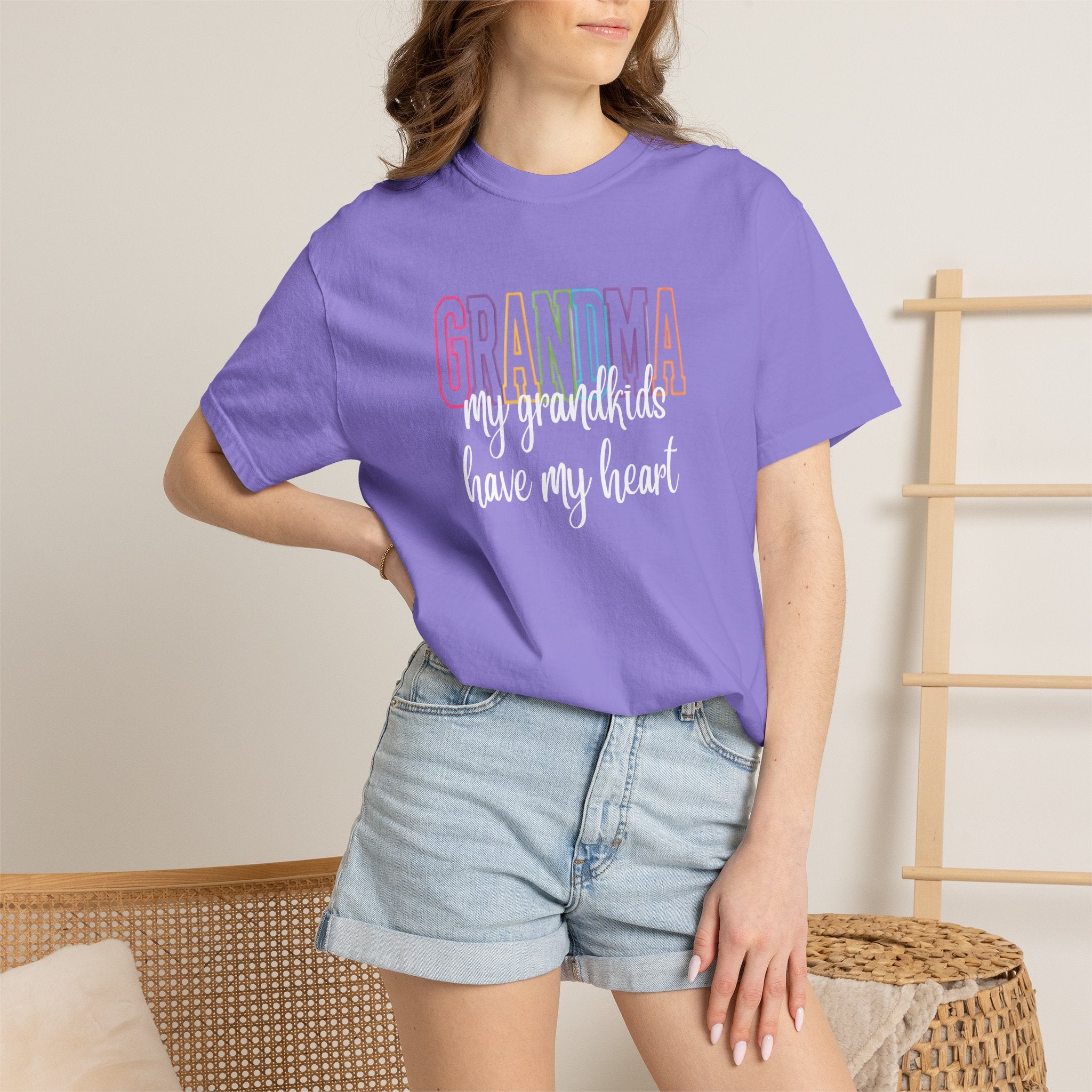Grandma Pastel Rainbow T-Shirt — Cute Grandma Gift Tee