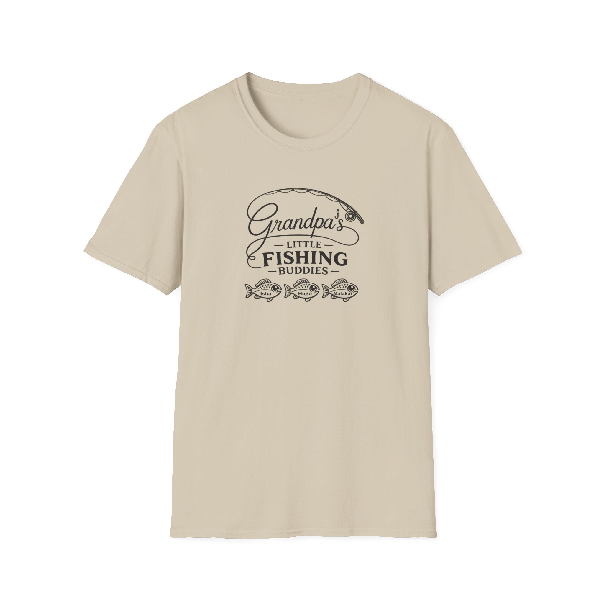 Grandpa's Little Fishing Buddies T-Shirt — Father's Day Fisherman Gift