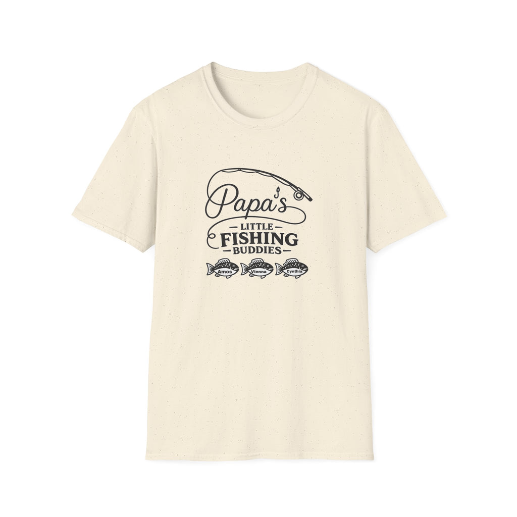 Papa's Little Fishing Buddies T-Shirt – Father-Child Fishing Tee
